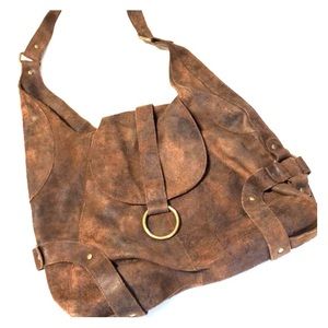 Leather Saddle Bag